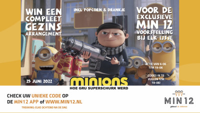 Win kaarten voor de nieuwste Minions film